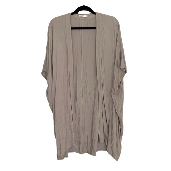 ARITZIA Talula Blouse Kimono Open Front Cardigan Duster Oversized Mauve M - Picture 4 of 9